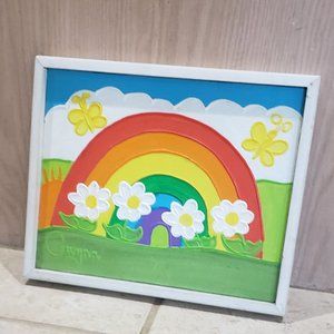 RAINBOW beautiful handmade painting